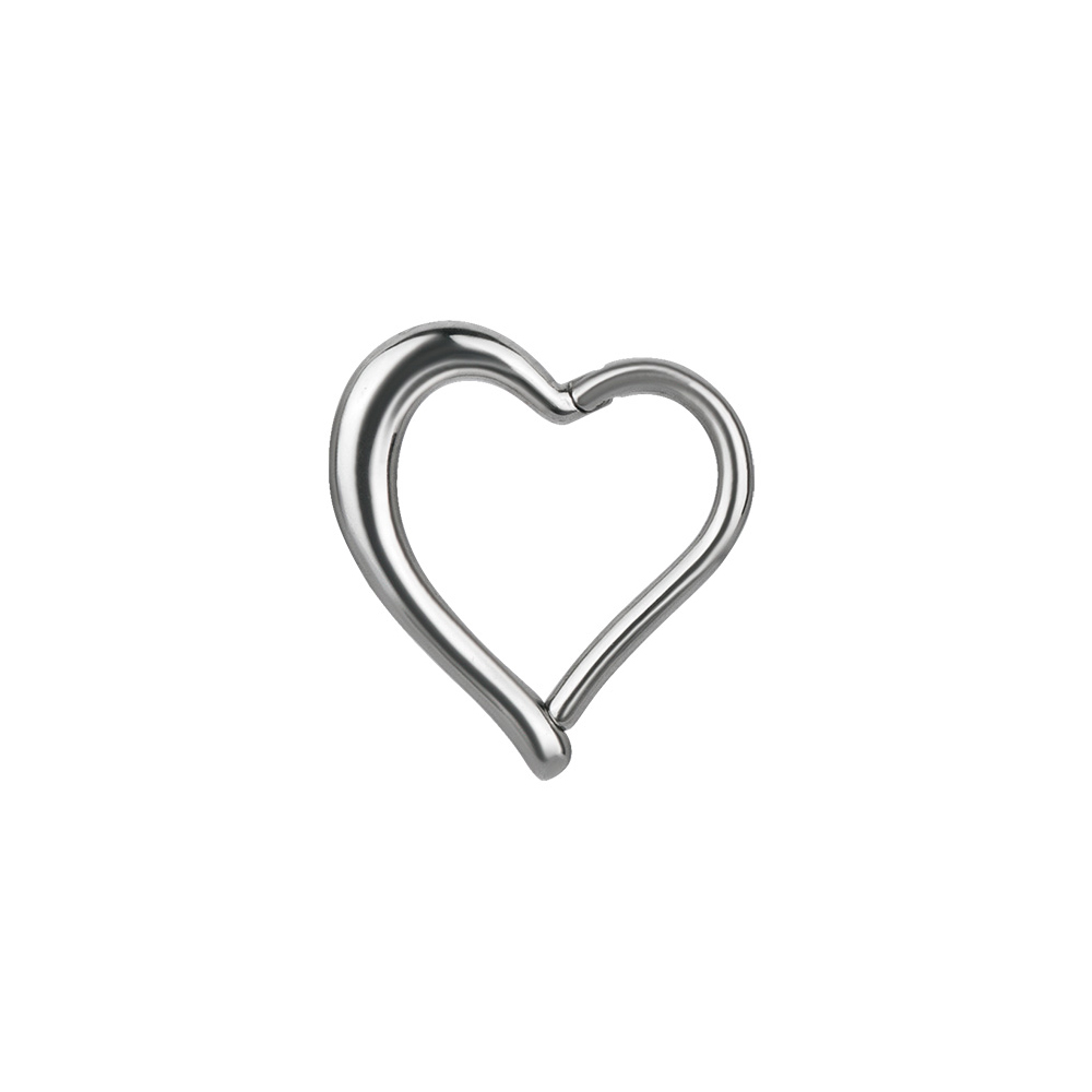 Daith hjärta - Piercingsmycke - Clicker ring