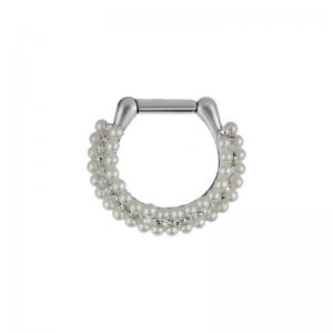 Septum Clicker - Crystal Pearls