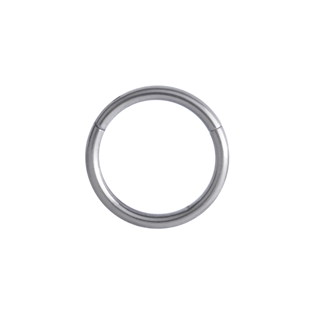 Clicker i titan - Slät segment ring -  Piercingsmycke