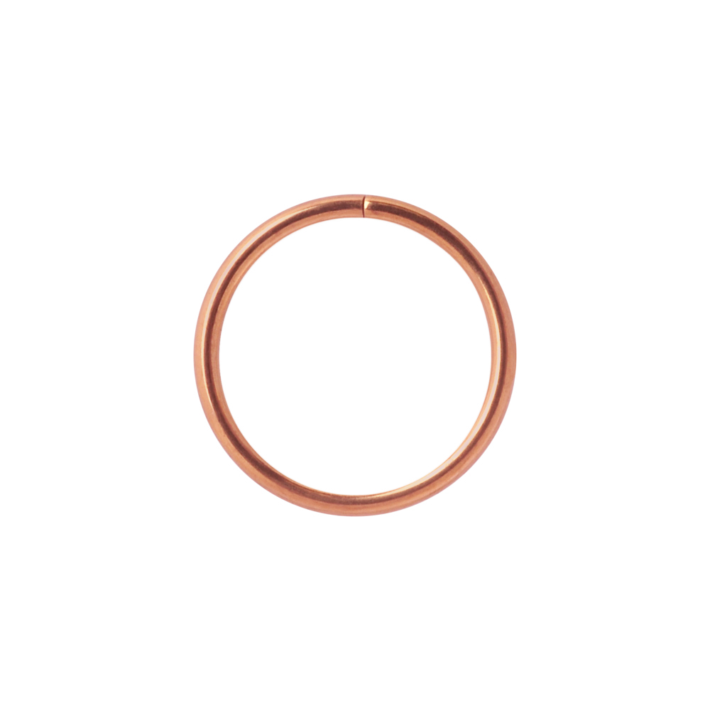 Tunn seamless ring - Roséguld - Ring till piercing