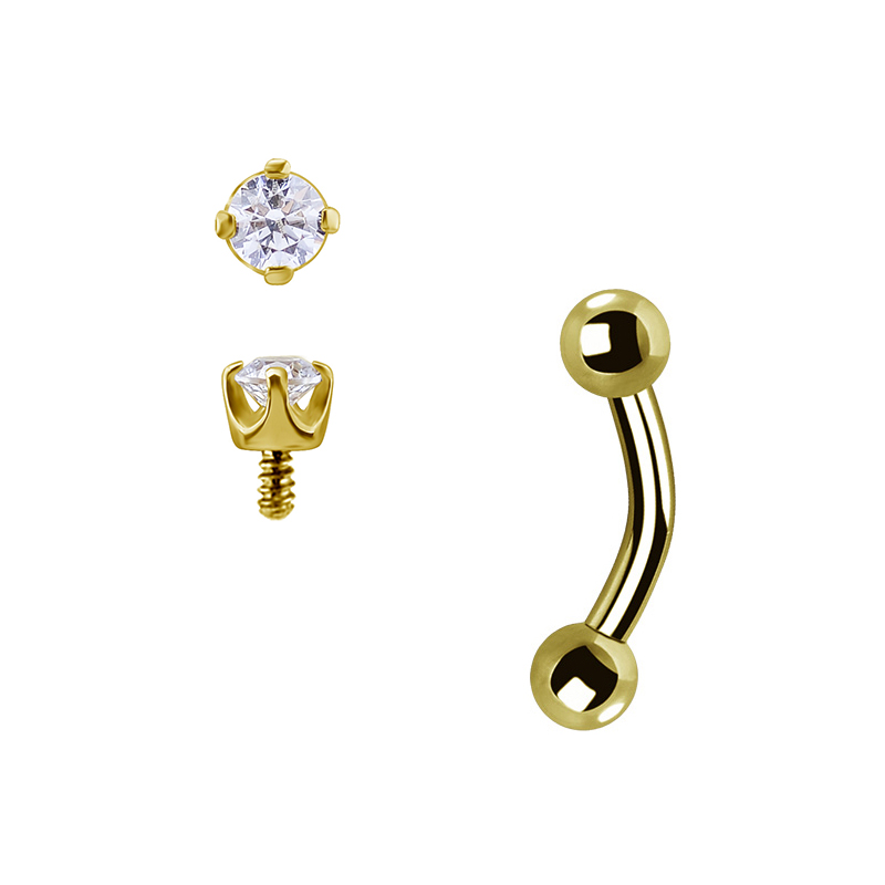 Labret Piercing Vertikal Labret Ornament.se