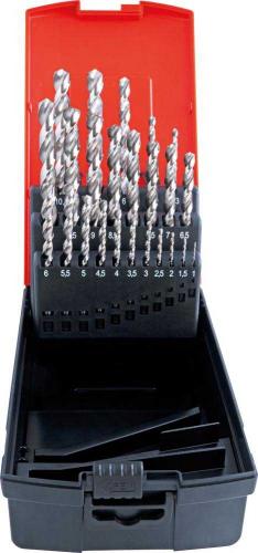 Spiralborrsats 1-10,5 mm 24 st HSS slipade Format aluminium