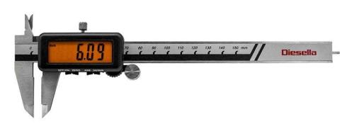 Digitalt skjutmått 0-150 mm Diesella XL display