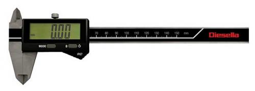 Digitalt skjutmått 0-150 mm IP67 Diesella