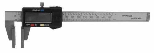 Digitalt skjutmått 0-150 mm med platta käftar Diesella