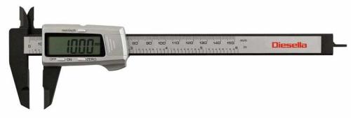 Digitalt skjutmått 0-100 mm kolfiber Diesella