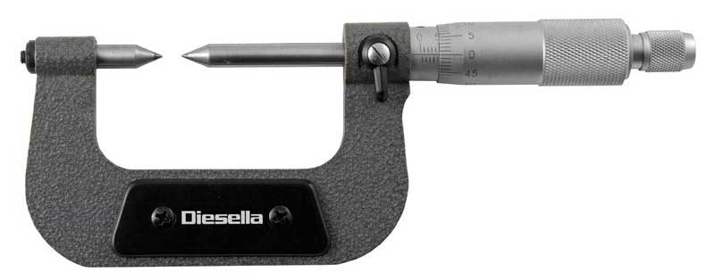 Spetsmikrometer 0-25 mm Diesella