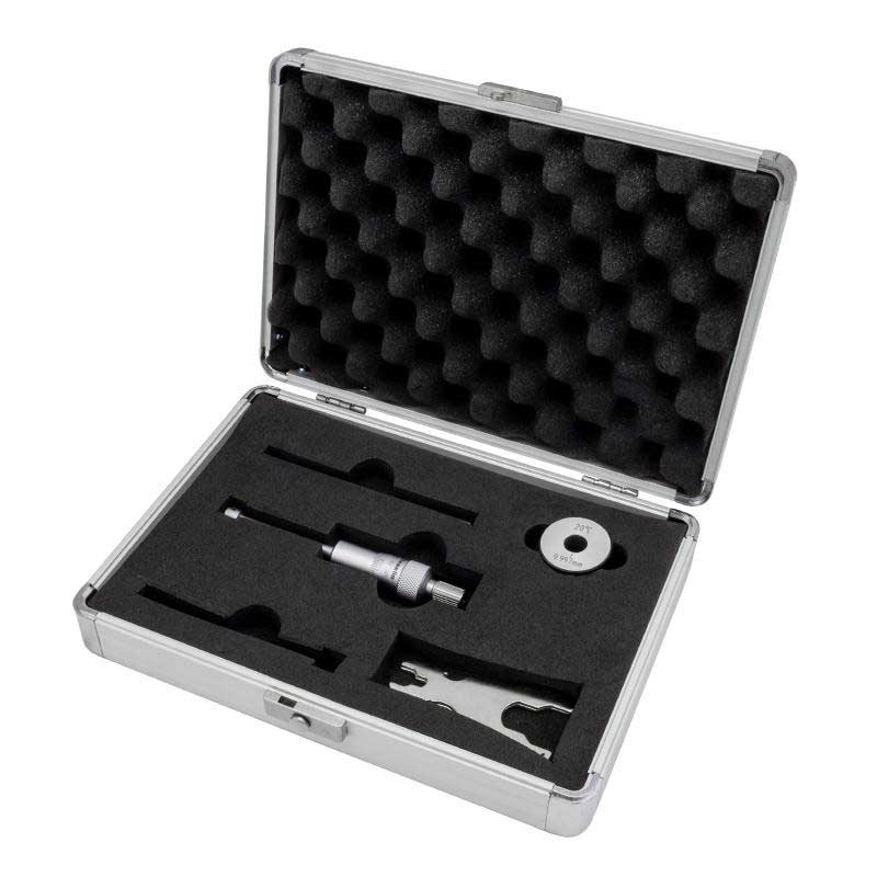 Trepunktsmikrometer 010-12 mm Diesella med kontrollring