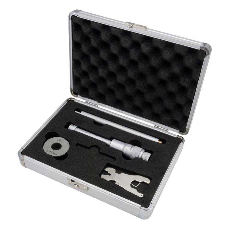 Trepunktsmikrometer 016-20 mm Diesella med kontrollring