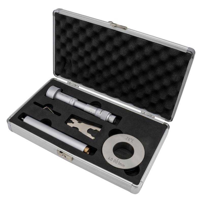 Trepunktsmikrometer 040-50 mm Diesella med kontrollring