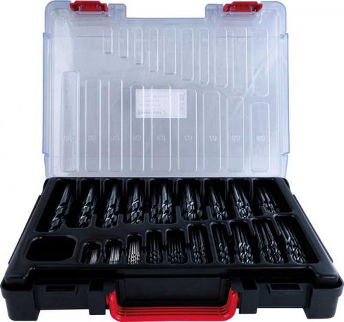 Spiralborrsats 1-10 mm 170 st HSS slipade Format