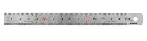 Stålskala 150 mm Diesella