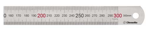 Stålskala 300 mm Diesella