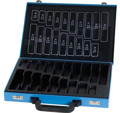 Borrlåda 1-10 mm 170 st plåt Format