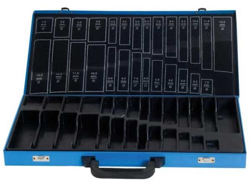 Borrlåda 1-13 mm 230 st plåt Format
