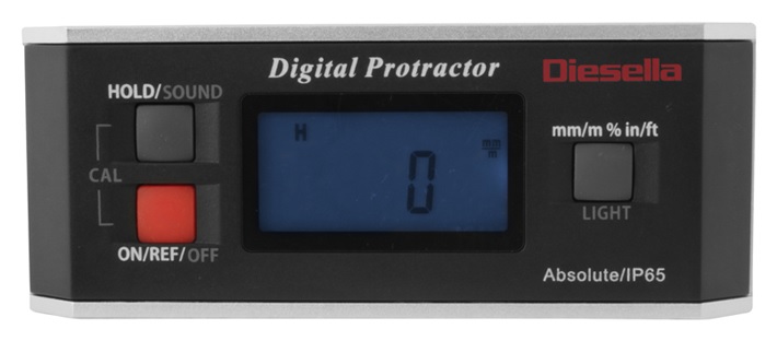 Digital vinkelmätare/vattenpass IP65 Diesella