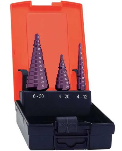 Stegborrsats 3 st Format TiAIN