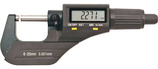Digital mikrometer 0-25 mm