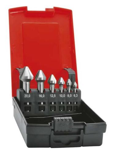 Försänkarsats 60° 5 st 6,3-25 mm HSS Format
