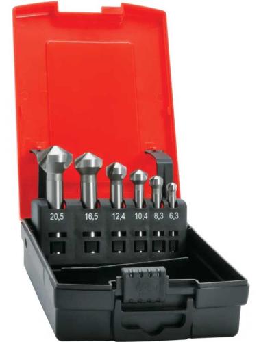 Försänkarsats 120° 5 st 6,3-25 mm HSS Format