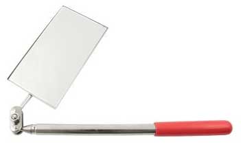 Inspektionsspegel 54x89 mm teleskopisk Diesella