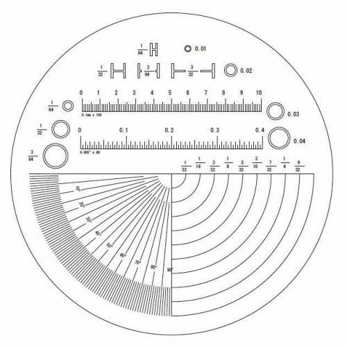 Skala nr.03 till mätlupp 7x Diesella