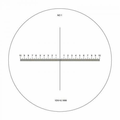 Skala nr.01 till mätlupp 10x Diesella