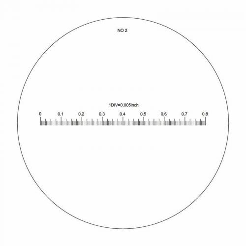 Skala nr.02 till mätlupp 10x Diesella