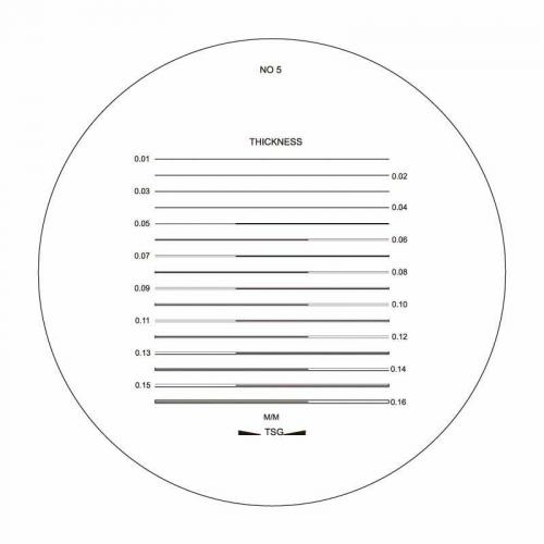 Skala nr.05 till mätlupp 10x Diesella