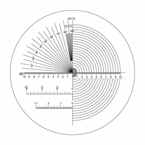 Skala nr.10 till mätlupp 10x Diesella