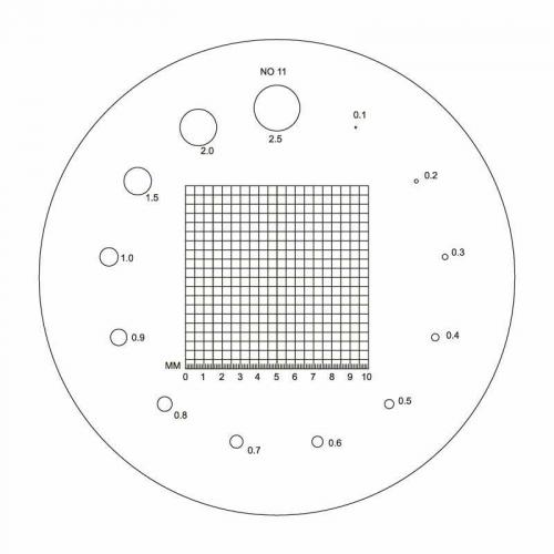 Skala nr.11 till mätlupp 10x Diesella