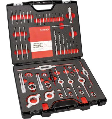 Gängsats M3-M12 52 delar HSS Format