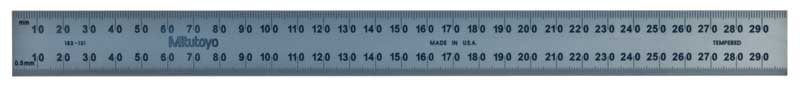 Stålskala 300 mm Mitutoyo