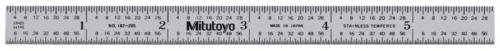 Stålskala böjlig 0150 mm/6 tum Mitutoyo