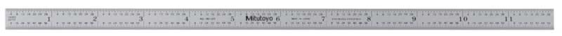 Stålskala böjlig 0300 mm/12 tum Mitutoyo