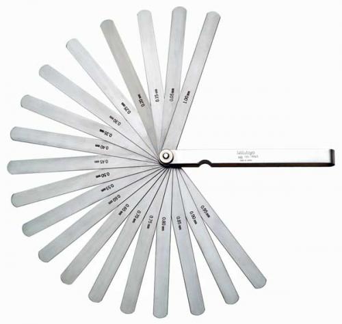 Bladmått 0,05-1 mm 20 st Mitutoyo