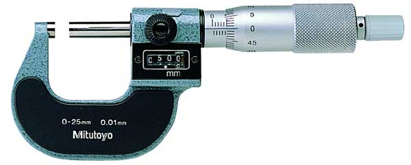 Mikrometer 0-25 mm Mitutoyo 0,01 mm