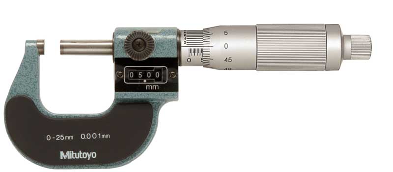 Mikrometer 0-25 mm Mitutoyo 0,001 mm