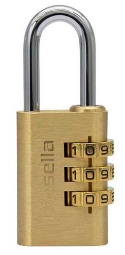 Kombinationslås 28 mm 3 siffror Diesella D:LOCKS