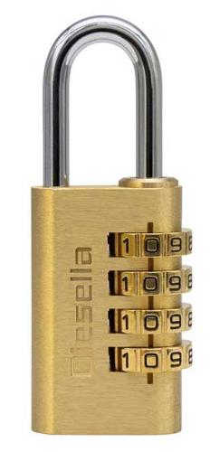 Kombinationslås 28 mm 4 siffror Diesella D:LOCKS