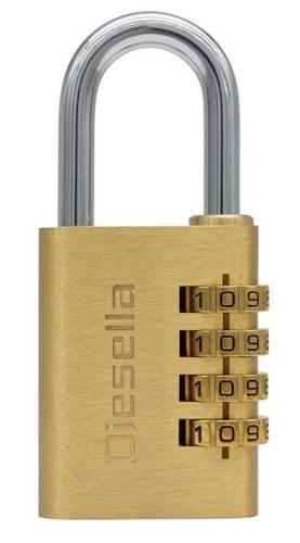 Kombinationslås 38 mm 4 siffror Diesella D:LOCKS