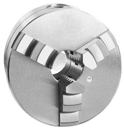 Svarvchuck 3-backs 080 mm gjutjärn Bison