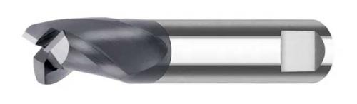 Pinnfräs HM 01 mm kort 3-skär Uni AITin+ Fortis