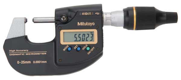 Digital mikrometer 0-25 mm Mitutoyo Högprecision