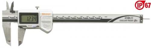 Digitalt skjutmått 0-150 mm Mitutoyo IP67 med runt djupmått