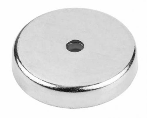 Magnet Ø25 mm med skruvhål ferrit Diesella
