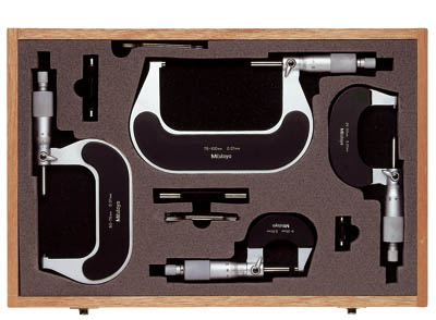 Mikrometersats 0-100 mm Mitutoyo