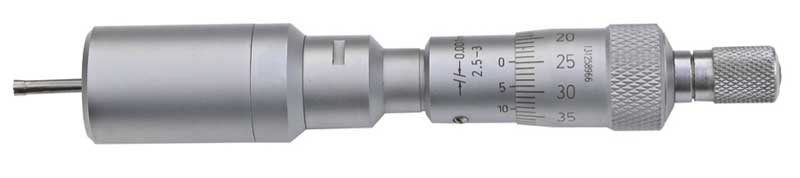 Tvåpunktsmikrometer 2,5-3 mm Gimex