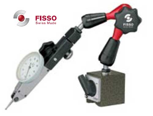 Magnetstativ 30 kg 130 mm centrallåsning Fisso