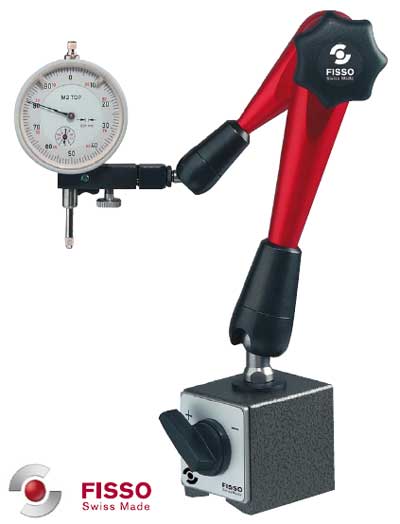 Magnetstativ 75 kg 280 mm centrallåsning Fisso